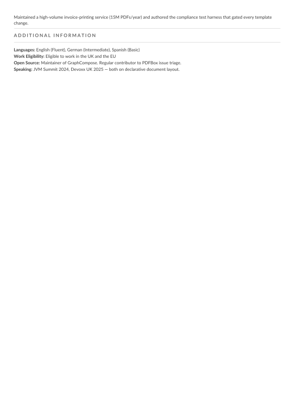 Centered Headline, page 2 of 2
