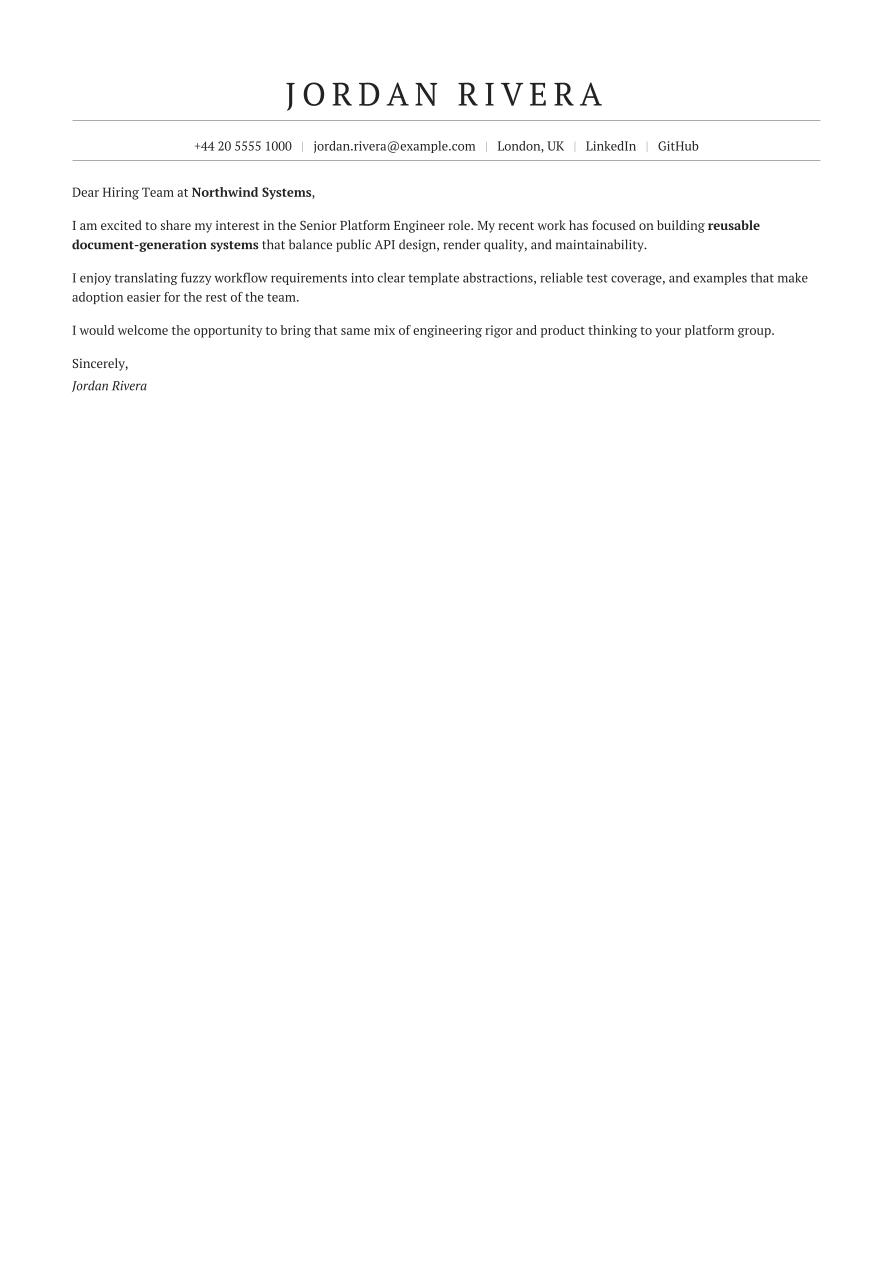 Boxed Sections letter, page 1 of 1